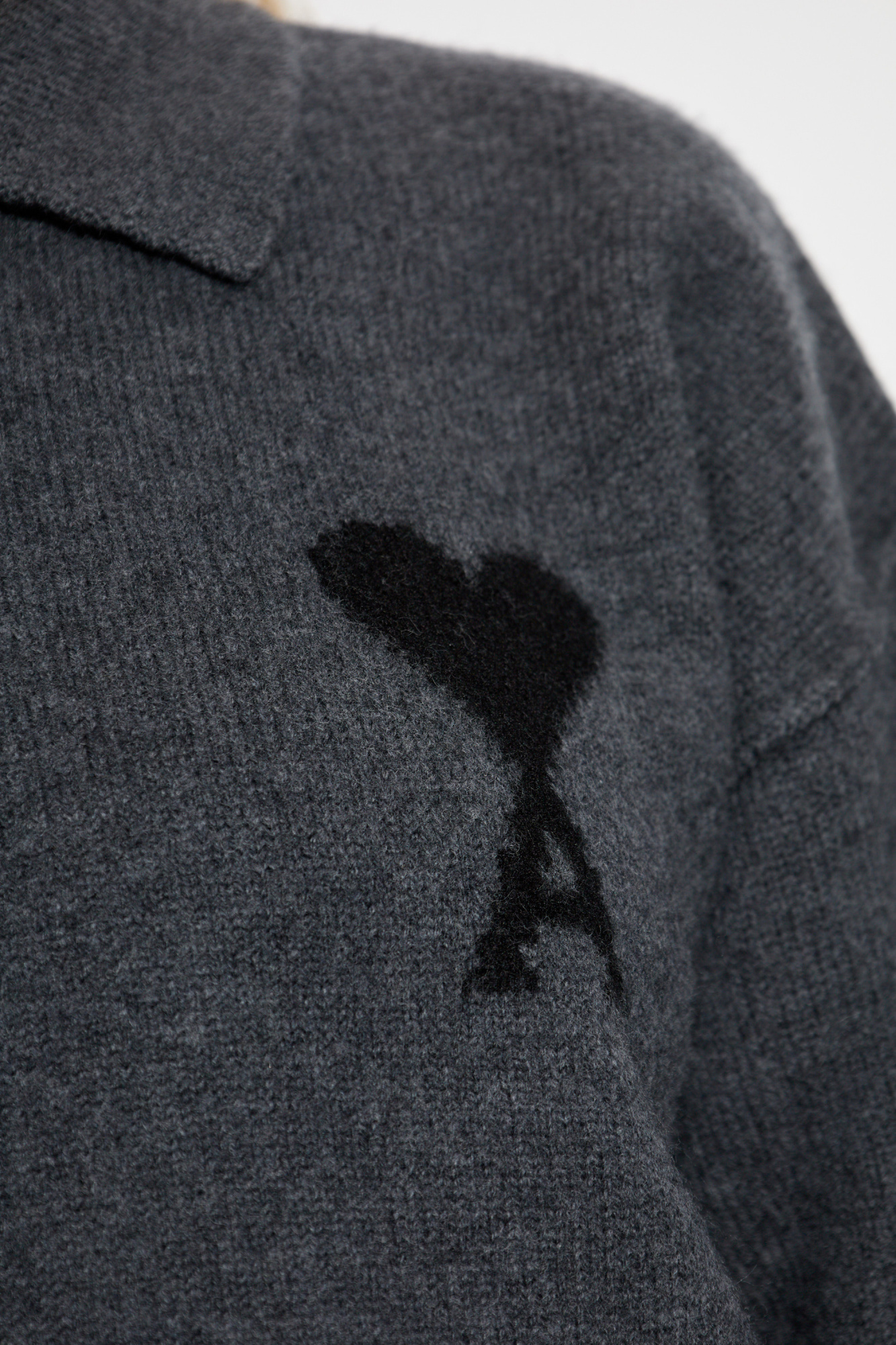 Ami Alexandre Mattiussi Wool sweater with logo | Men's Clothing